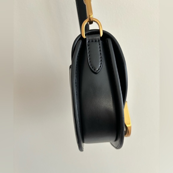 Charles & Keith Mini Gabine Saddle Bag - Black - Picture 10 of 15